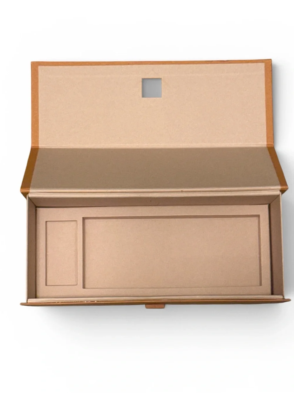 Authentic Louis Vuitton Magnetic Gift Storage Box Brown LV Case